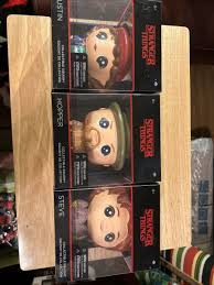 Stranger Things Collectible Squishy -Hopper, Dustin,Netflix -Lot of 3 NEW! 