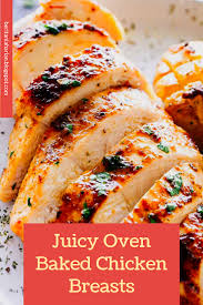 Aslinya resep ayam bakar ini menggunakan oven. Juicy Oven Baked Chicken Breasts Resep Makanan Resep Dada Ayam Resep Ayam