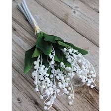 Check spelling or type a new query. Artificial Lily Of The Valley Bouquet Livy White 14 35cm