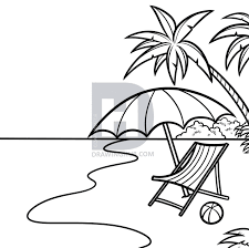 Beach Drawing Simple Carinewbi Learn how to draw a seahorse with simple step by step instructions.