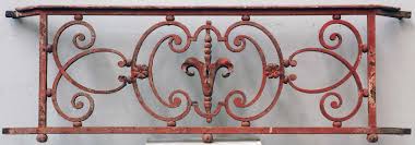 This balcony railing was installed on a texas barndominium or barn that has been converted into a residential space. Single 18th Century Iron Balcony Railing Doors