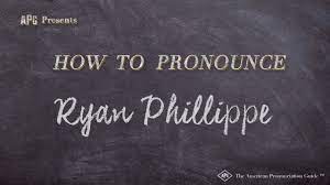On the city of bangor me and on the actor ryan phillippe. How To Pronounce Ryan Phillippe Ryan Phillippe Pronunciation Youtube