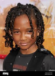 Jaden Smith a Hannah Montana: The Movie, prima mondiale al Teatro El  Capitan di Hollywood, California Foto stock
