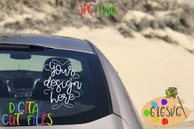 For custom printing of any stationery items, check out our friends at nonstop signs. Passengers Side Rear Car Mockup Graphic By 616svg Creative Fabrica In 2020 Psd Mockup Template Design Mockup Free Mockup Psd