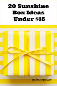 5 out of 5 stars. 20 Sunshine Box Ideas Under 15 Earning And Saving With Sarah