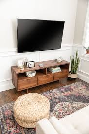 Ivy 3-Drawer Solid Wood TV Console in 2020 | Elegant living room ...