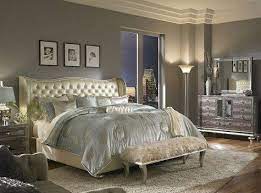 Aico Hollywood Swank Creamy Pearl Queen Leather Bed 4pc Set Bedroom Furniture Ebay In 2021 Glamourous Bedroom Home Decor Bedroom Mirrored Bedroom Furniture
