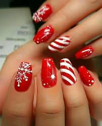 60 Nail Art For Christmas Ideas 7 Christmas Nails Christmas Nail Art Designs Nail Designs