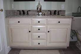 It has three drawers to store everything from jewelry to makeup. Antiqued Distressed Bathroom Vanity Distressed Bathroom Vanity Bathroom Vanity Bathroom Furniture Vanity
