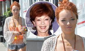 (june 2016) fisher in february 2014. Francesca Eastwood Resembles Her Mother Frances Fisher As She Debuts Fiery New Hair Daily Mail Online