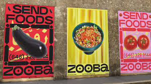 New Visual Identity For The Fast Food Chain Zooba Fubiz Media In 2020 Street Food Identity Logo Restaurant