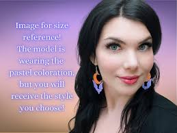 Bat and Crescent Moon Earrings