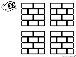 Super mario is a platform game produced by nintendo in late 1985. Mario Brick Block Printable Novocom Top