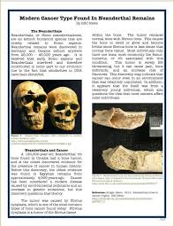 5 most common types of cancer in women. Solved Modern Cancer Type Found In Neanderthal Remains By Chegg Com