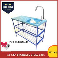 It's much simplier to find the. Buy Ready Stock 18 X 42 Sinki Dapur Stainless Steel Sink With Sink Stand Complete Set Sinki Besi Dengan Kaki Seetracker Malaysia