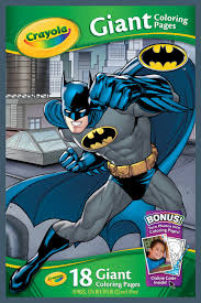 Giant coloring pages from crayola offer kids poster size coloring fun in a portfolio format that is easy for sharing. Crayola Marvel Batman Giant Coloring Pages Shop Books Coloring At H E B