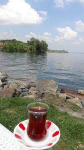 sapanca golu cay keyfi cay kahve fotograf