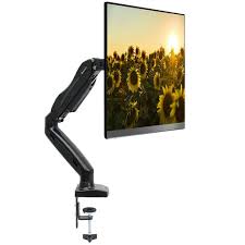 360 Full Motion Lcd Led Monitor Arm Desk Mount Stand For Screens 17 To 27 Mountio Lcd Monitor Monitor Arms Lcd