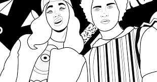Fun for the whole family, these coloring books feature 48 pages of music icons from the gangsta rap genre such as biggie, eazy e, and many others. Artsy Brunch Party Includes Mimosas Coloring Book Pages 90s Music Phillyvoice