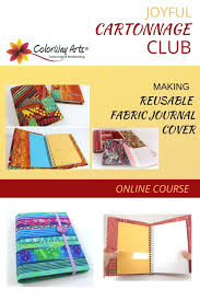 Make A Fabric Journal Cover With No Sew In 2020 Fabric Journals Journal Covers Cartonnage