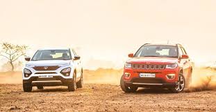 Tata Harrier Vs Jeep Compass Comparison Autox Jeep Compass Tata Best Compact Suv