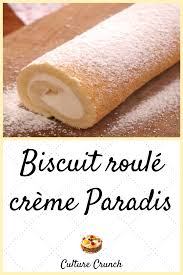 Bicuit Roule Creme Paradis La Recette Facile Recette Recette Facile Recette Gateau Fruit