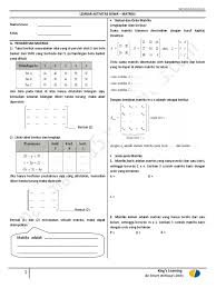 Aljabar bangun ruang sisi lengkung. Kelas 11 Matriks Kurikulum 2013 Pdf