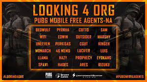 Pubg Mobile Updates On Twitter Here Is A List Of Some Of The Best Pubgmobile Competitive Free Agents In North America Looking For Orgs If You Have Been Signed Please Mention Below