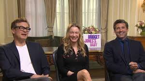 Bridget Jones S Baby Interview Renee Zellweger Patrick Dempsey Colin Firth Youtube
