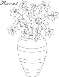 Our online collection of easy and adult coloring pages feature the best pictures for you to color. Flower Pot Coloring Page 13