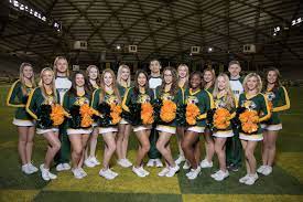 Northern Michigan University Is Home To Nearly 300 Student Organizations Including The Co Ed Cheer Team The Cheerleade Athletic Events Sport Event Cheer Team