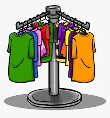White closet with untidy clothes shirts sweaters boxes and shoes. Clip Art Clothing Rack Clip Art Hd Png Download Kindpng