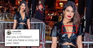 Priyanka Wore Cross Pendant Uploaded Pic Trolls Asked If She Changed Her Religion Rvcj Media Disha patani is an indian film actress and model. priyanka wore cross pendant uploaded