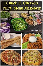 Chuck E Cheese S New Menu Makeover Jenn S Raq New Menu Recipes Food