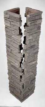 Great new look for old existing posts, wraps up to a 12 post or column. Slatestone Faux Stone Column Sleeves Wraps