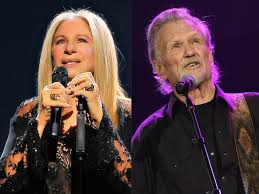 'A Star Is Born' co-stars Barbra Streisand and Kris Kristofferson duet