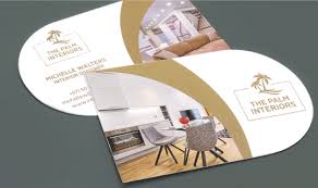 Circle monogram square business card. Half Circle Business Cards 300 Cards For 245 Aed Print Arabia