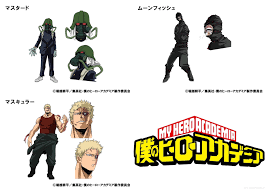Villain Alliance Mustard Moonfish And Muscular Season 3 Designs Bokunoheroacademia He's one of the biggest, baddest villains the heroes face aside from all for. villain alliance mustard moonfish and