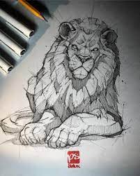 Tattoo Designs Lion Sketch Sketches Animal Sketches
