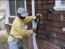 All you need to do is attach the amount of hose you need [1. Blowing Cellulose Insulation Into Existing Walls