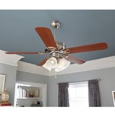 Harbor Breeze Springfield Ii 52 In Brushed Nickel Indoor Ceiling Fan With Light Kit Dealmoon