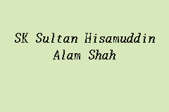 Educated at the malay college kuala kangsar. Sk Sultan Hisamuddin Alam Shah Primary School In Kl City