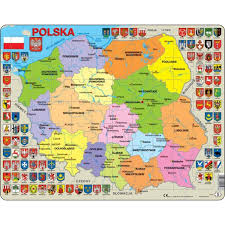Aktualna pogoda w polsce oraz mapa fotoradarów. Puzzle Mapa Polski Administracyjna
