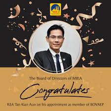 The malaysian institute of estate agents (miea) will launch the national real estate awards (nrea) 2021 via live streaming on 16 th april 2021, friday at 3pm. Congratulatio Malaysian Institute Of Estate Agents Miea Facebook