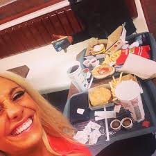 Sandra feiret VM-tittel med å spise burger på McDonald's