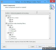 These codecs are not used or needed for video playback. K Lite Codec Pack Mega Download