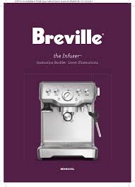 But when placing espresso cleaning tablets, some of. Breville Bes840xl Users Manual