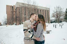 Recent Chem Sci Grads Thomas Augustyn And Rebecca Gerovac Return To Campus For Their Engagem Michigan Tech Michigan Technological University Something Borrowed