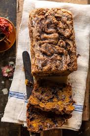 Cinnamon Swirl Chocolate Chip Pumpkin Butter Bread Half Baked Harvest Recipe Half Baked Harvest Recipes Pumpkin Bread Recipe Pumpkin Butter