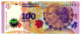 Como Reconocer Un Billete Falso De Cien Pesos Argentinos Con La Imagen De Eva Peron Indubitado